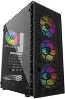 Мощный игровой компьютер Кибернет / системный блок - Intel Core i5 - 12400 2.5 Ггц (Turbo: 4.4 Ггц) / Чипсет H610M DDR4 / GeForce RTX 4060 8Gb / DDR4 16GB  / Без HDD / SSD 500Gb / Без DVD / 700w / Powercase Mistral Z4С Mesh LED Black / OS Windows